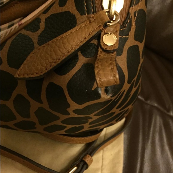Burberry Camel Haymarket Blaze Satchel - Picture 6 of 8