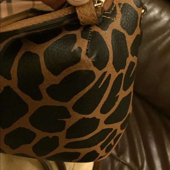 Burberry Camel Haymarket Blaze Satchel - Picture 7 of 8
