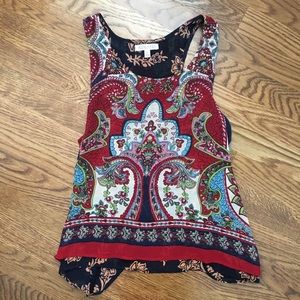 Colorful Paisley Tank Top