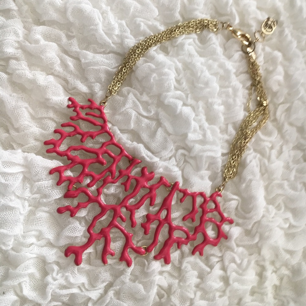 NOW ON MEECARI Amrita Singh Coral Necklace in Pink