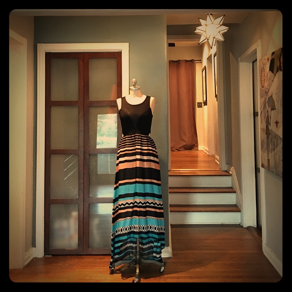 LIKE MYNDED high-low cut out dress