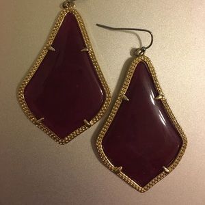 Gold Alexandra Earrings.