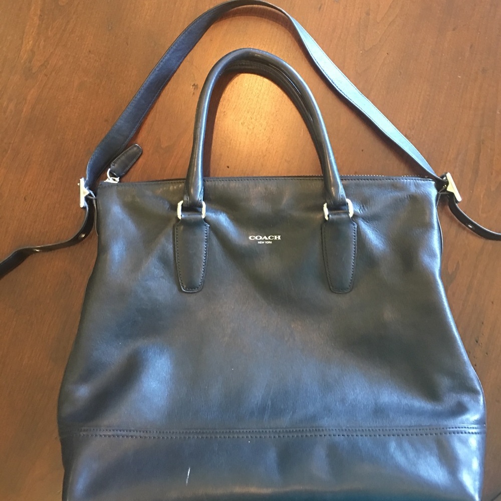 Coach leather handbag