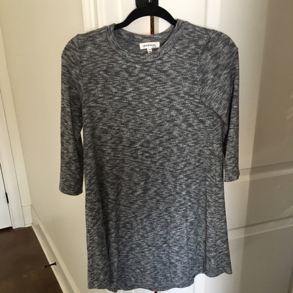 Black and white tunic