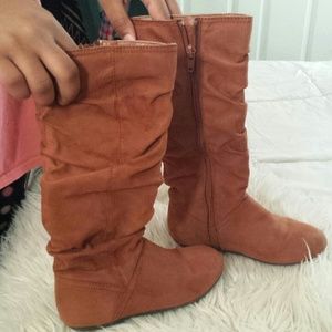 Girls Tan Boots