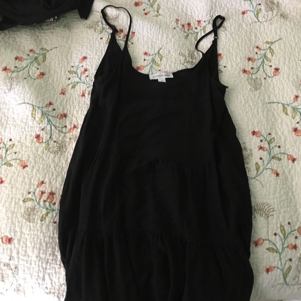 Black mini dress