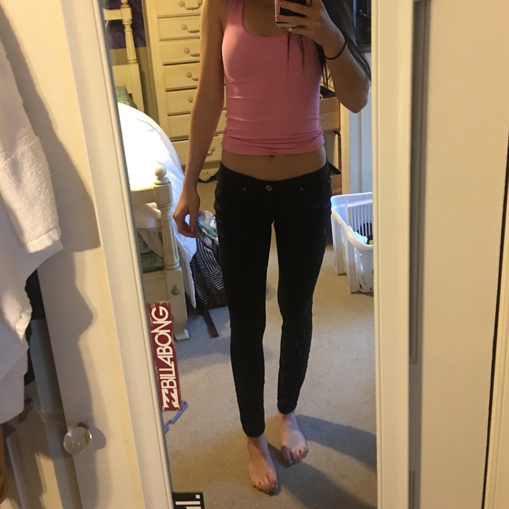 snakeskin print jeans