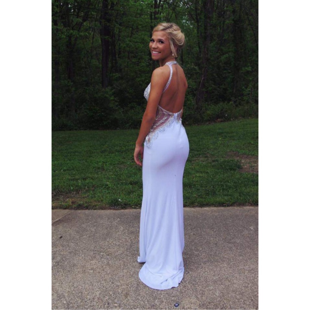 WHITE PROM DRESS
