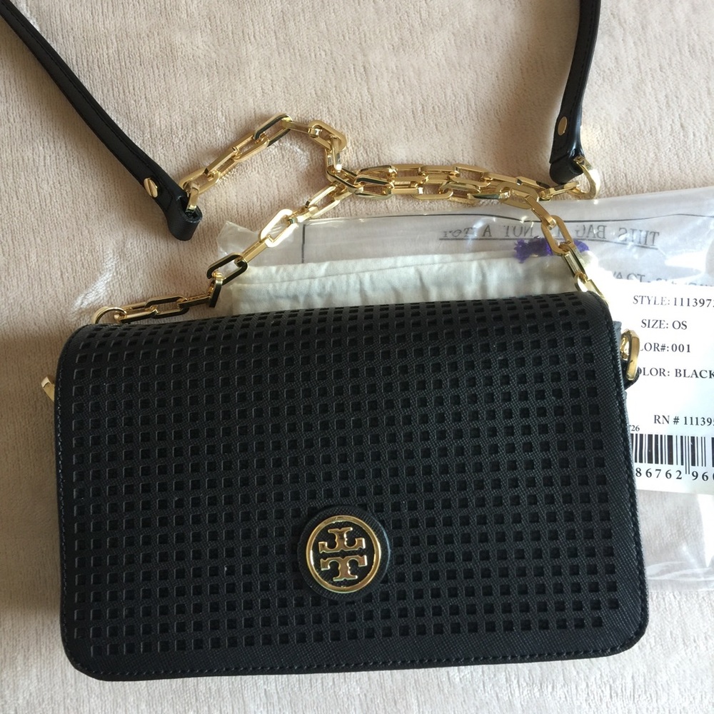 Like New🎉Tory Burch Perforated crossbody bag