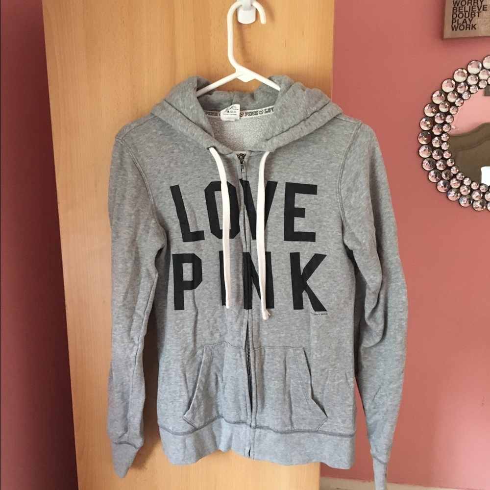 love pink hoodie