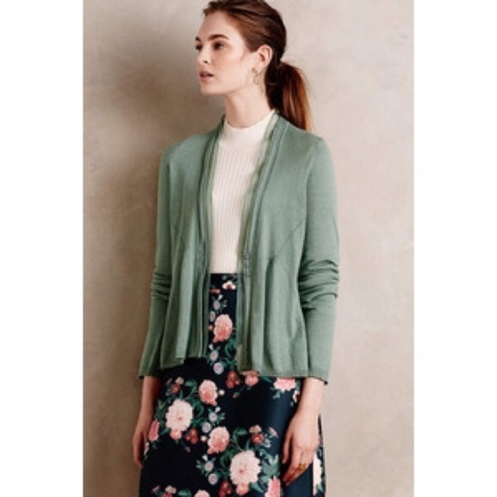 NWT Anthropologie Angel of the North Cardigan