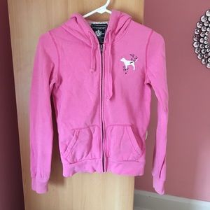 Victoria secret pink zip up hoodie