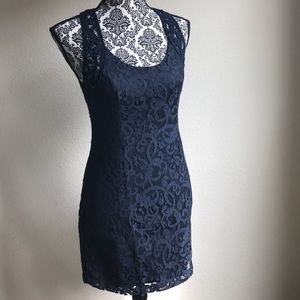 Abercrombie Dress Navy Blue