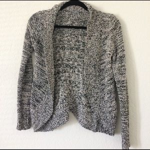 Black and white cardigan