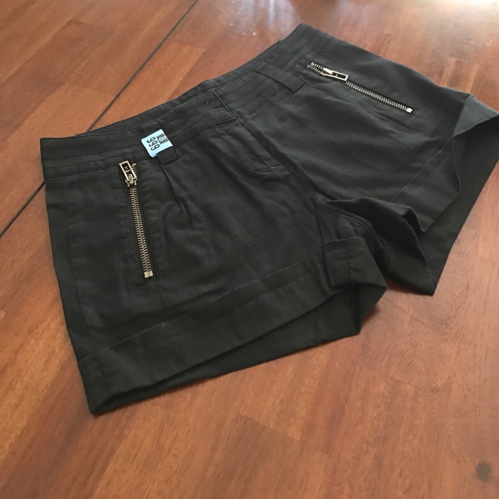 Black Linen A/X Armani Exchange Shorts