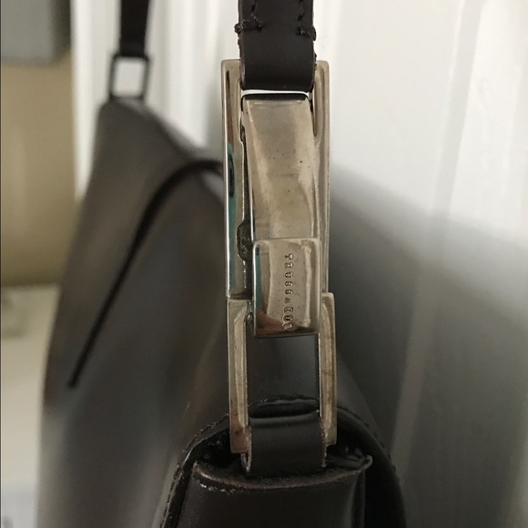 Trussardi dark brown leather handbag - Picture 7 of 8