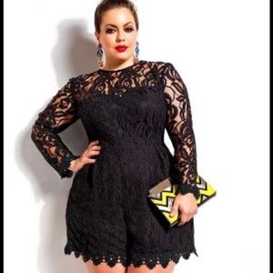 Lace romper