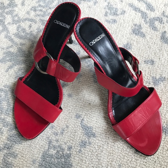 CAPARRINI Leather High Heels - Picture 1 of 3
