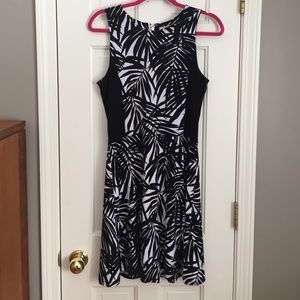 Black and white patterned Michael Kors sundress