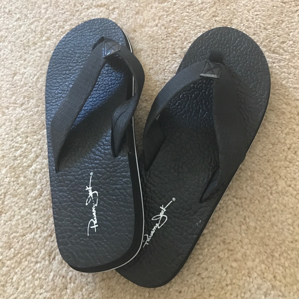 Panama jack men's flip flops. Like new.size 10-11