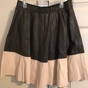 Faux leather Zara circle skirt - never worn!