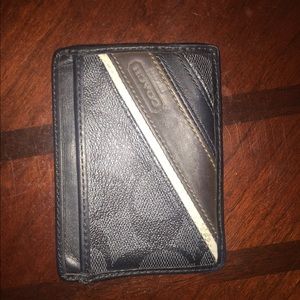 Men's coach card case