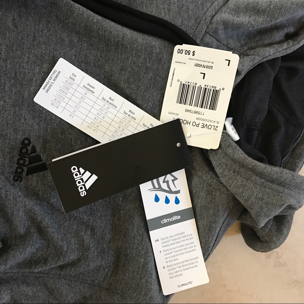 Adidas climalite  hoodie - Picture 8 of 8