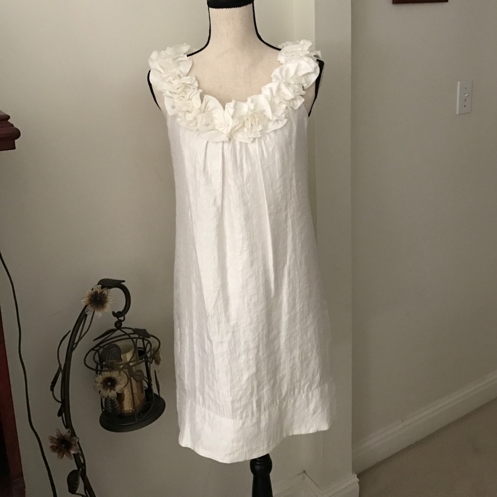 London Times white dress size 4
