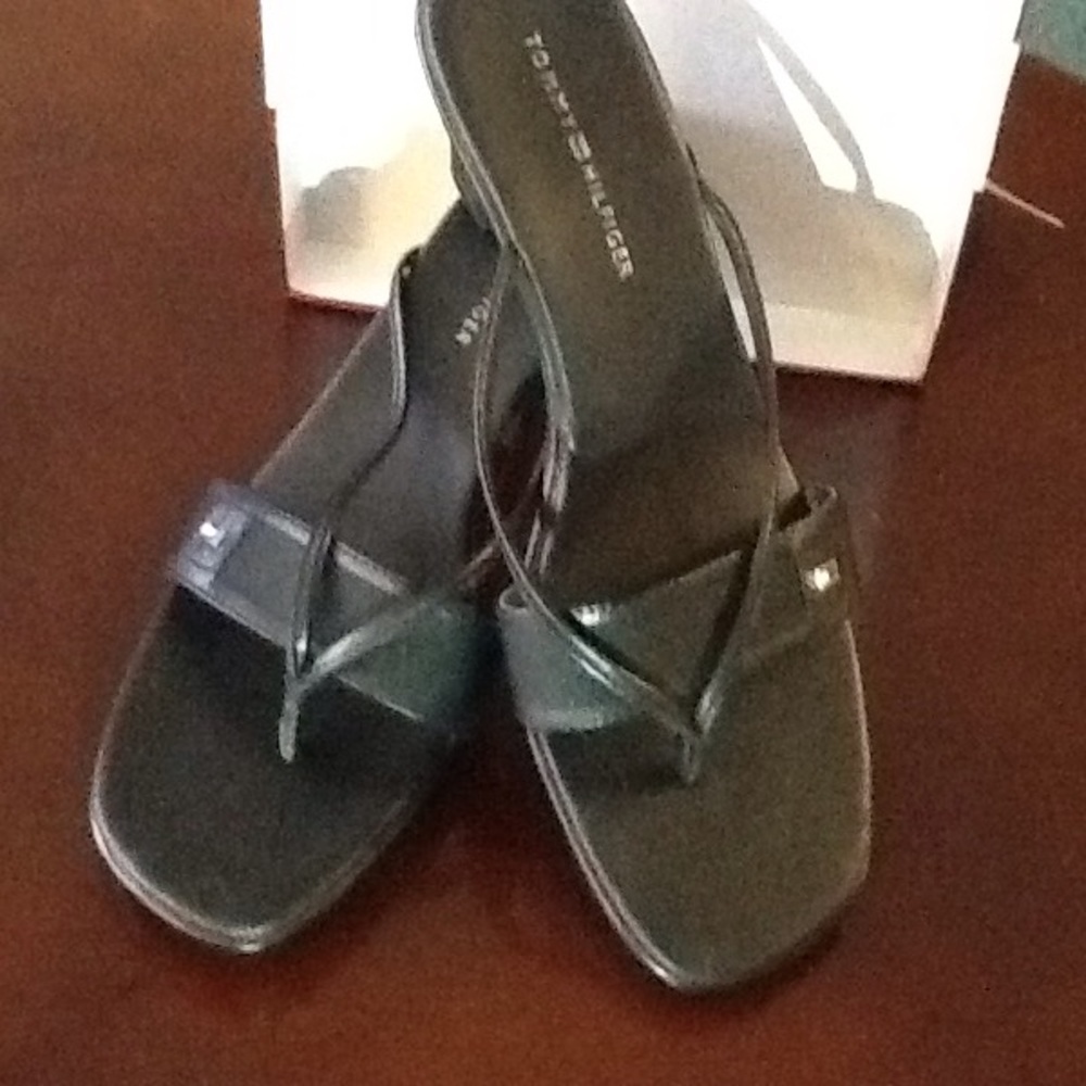Tommy Hilfiger Black Sandals