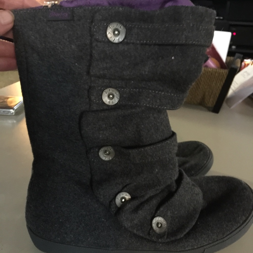 Grey Blowfish Malibu ankle boots size 7
