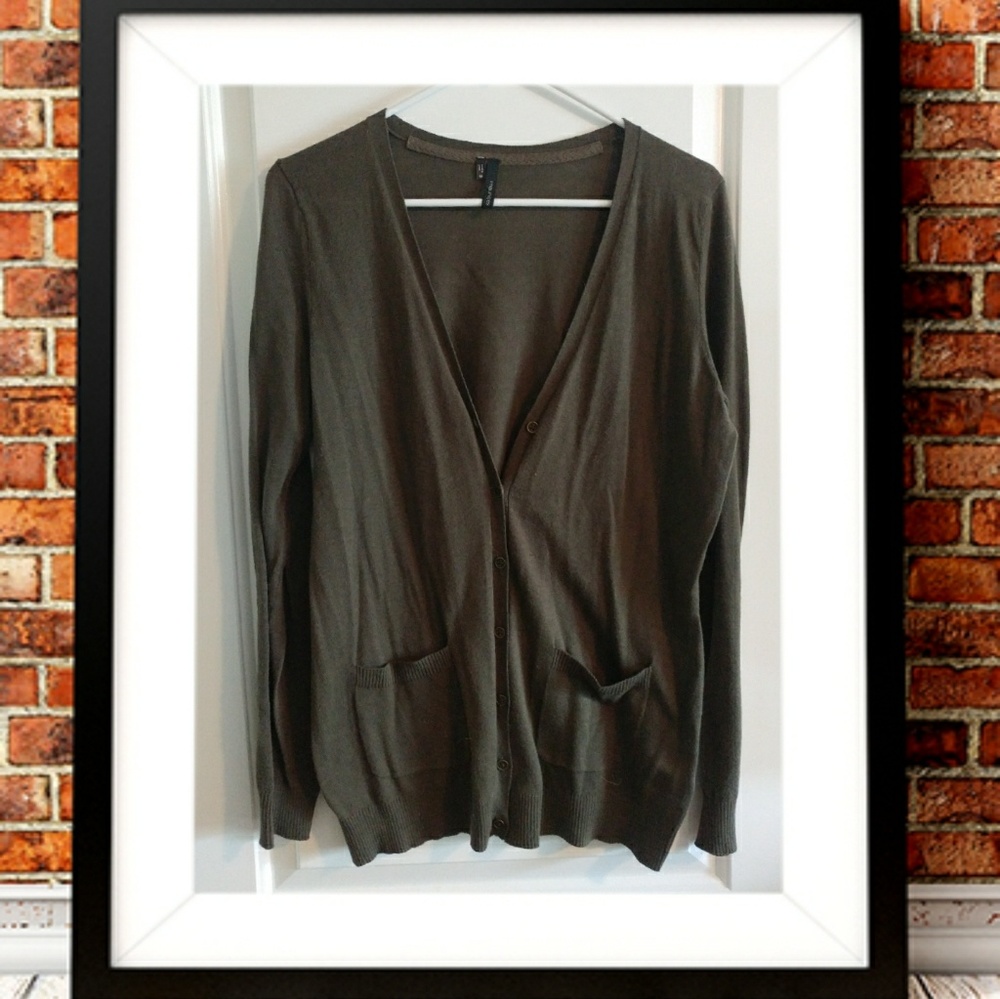 Knit button up cardigan