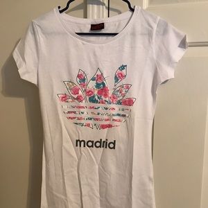 Adidas-style T-shirt