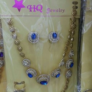 Gold plated jewelry set