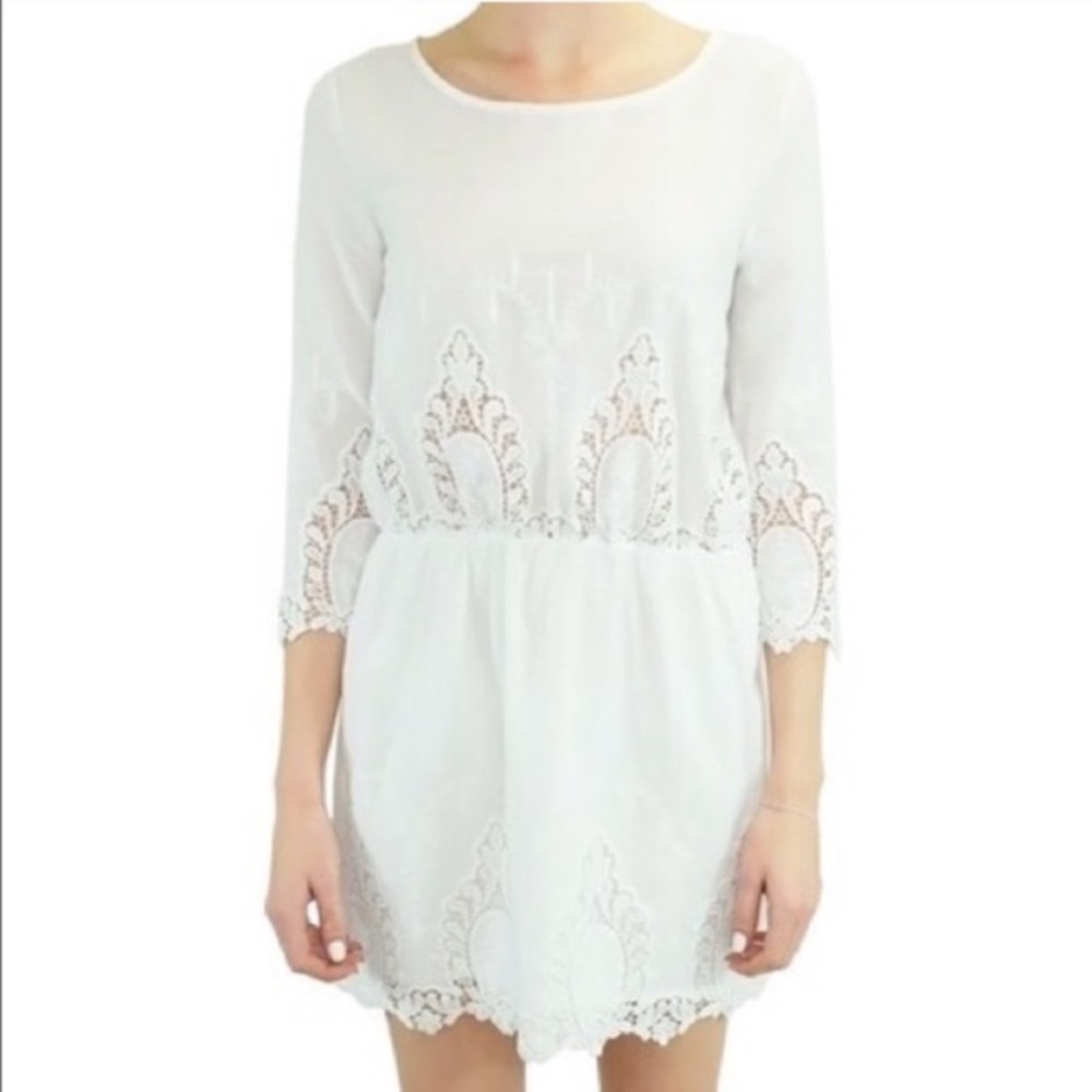 🌸White Ashley Dress