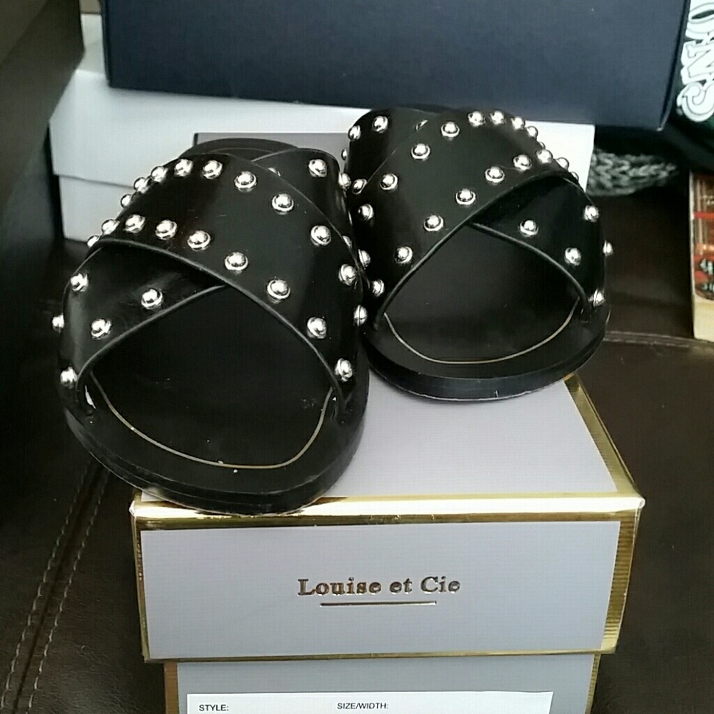 Black Bonnie Sandals