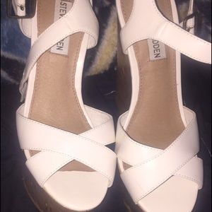 Steve Madden cork wedges