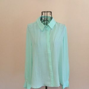 💐Forever 21 Aqua Shirt