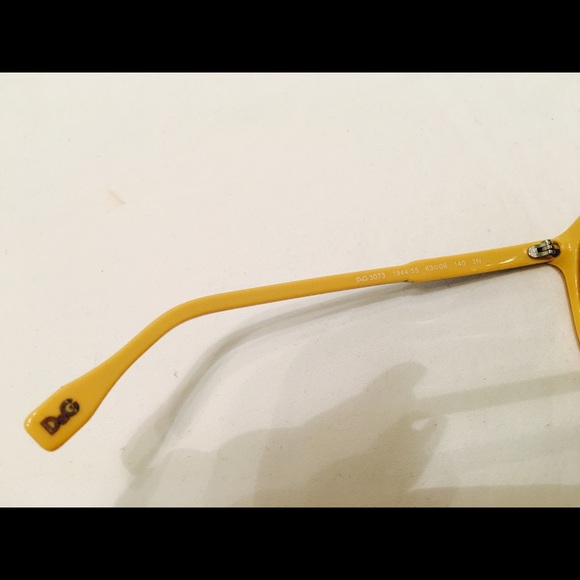Dolce & Gabbana Blue and Yellow Mirror Sunglasses