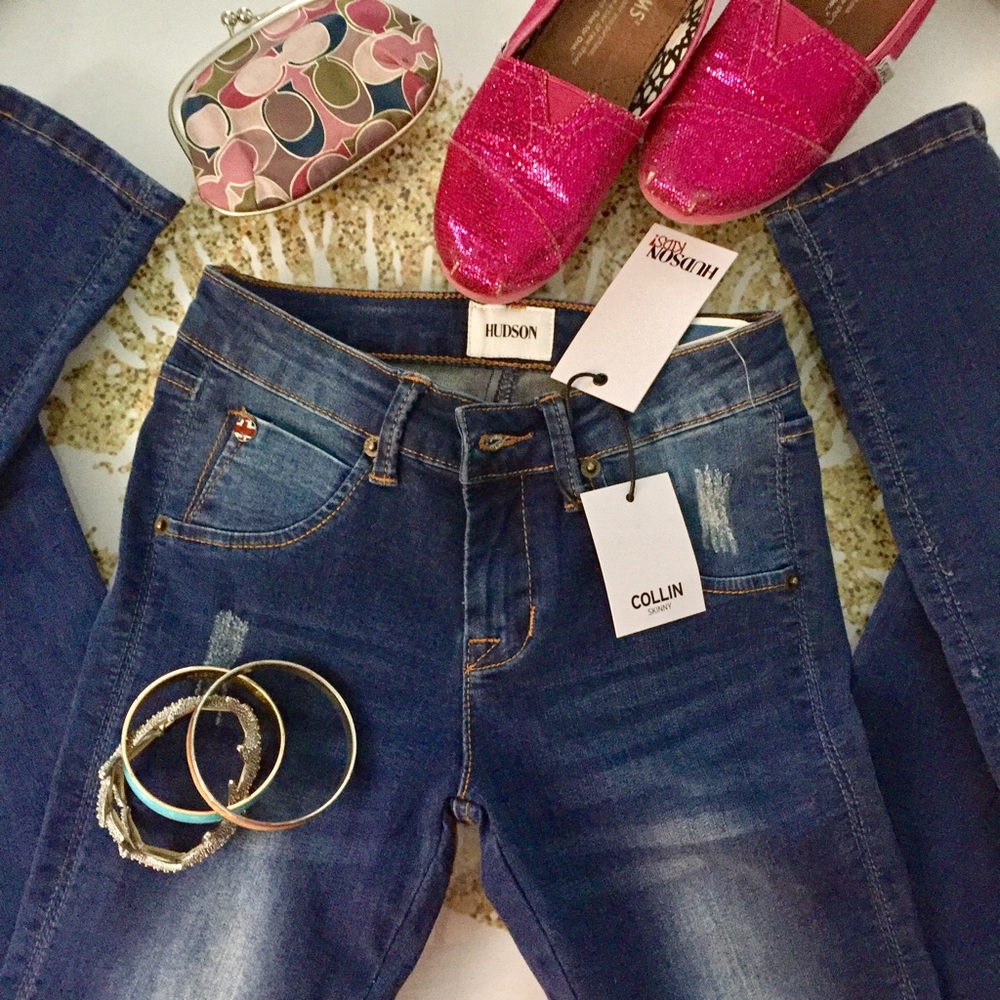 Hudson Girl's Collin Skinny Jeans