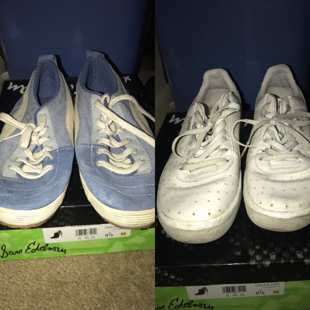2pair of puma sneakers