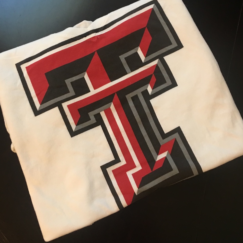 TEXAS TECH RAIDERS T-shirt by Victoria Secret Sz L