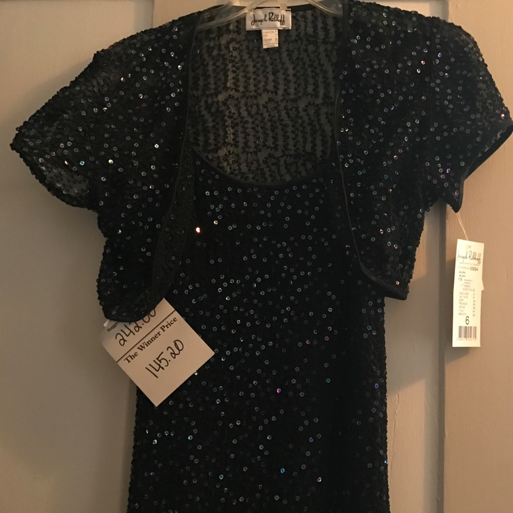 Black, sparkle dress