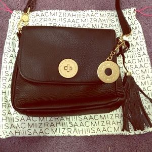 Isaac Mizrahi Crossover Leather Purse