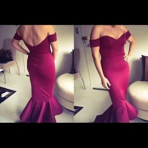Beautiful evening dress.