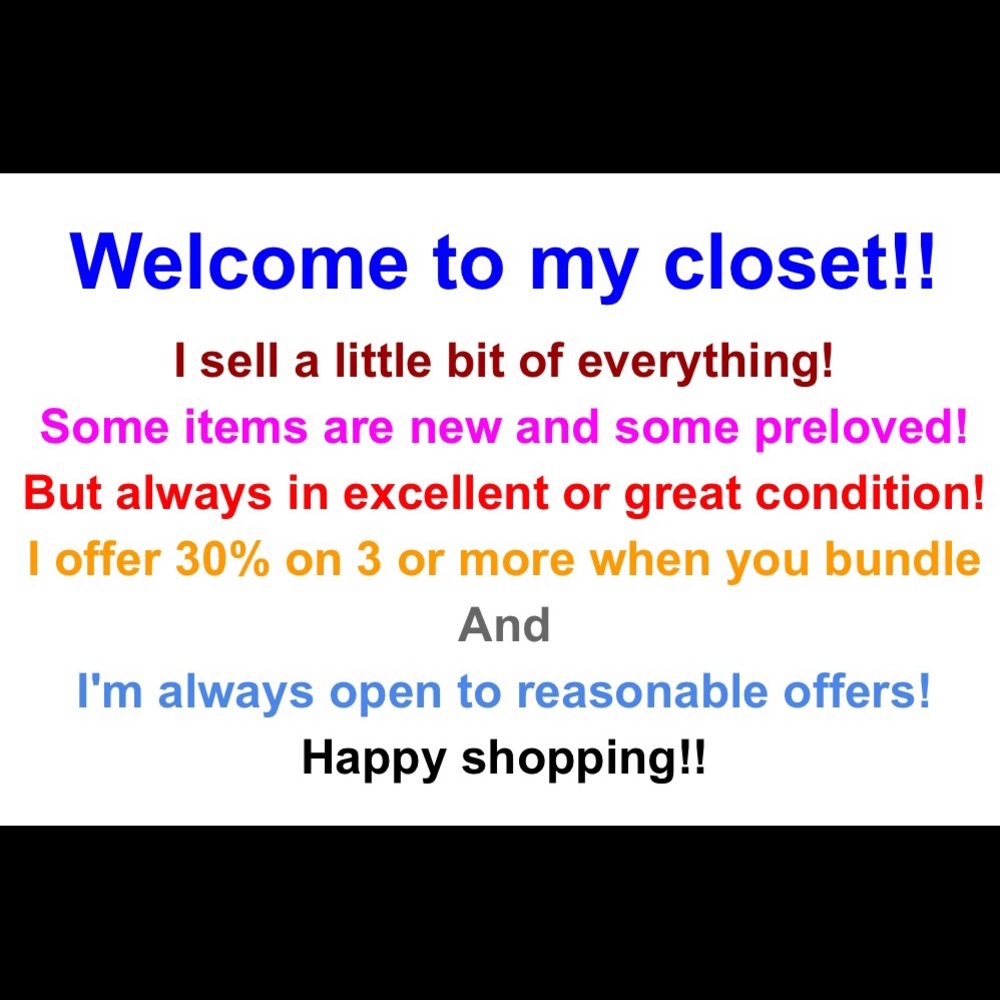 Welcome to my closet!!