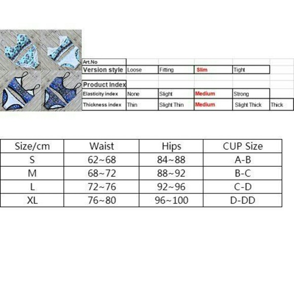 🔥SOLD OUT🔥JUST ARRIVED🔥 "Bohemian BLUES" Bikini - Picture 4 of 4