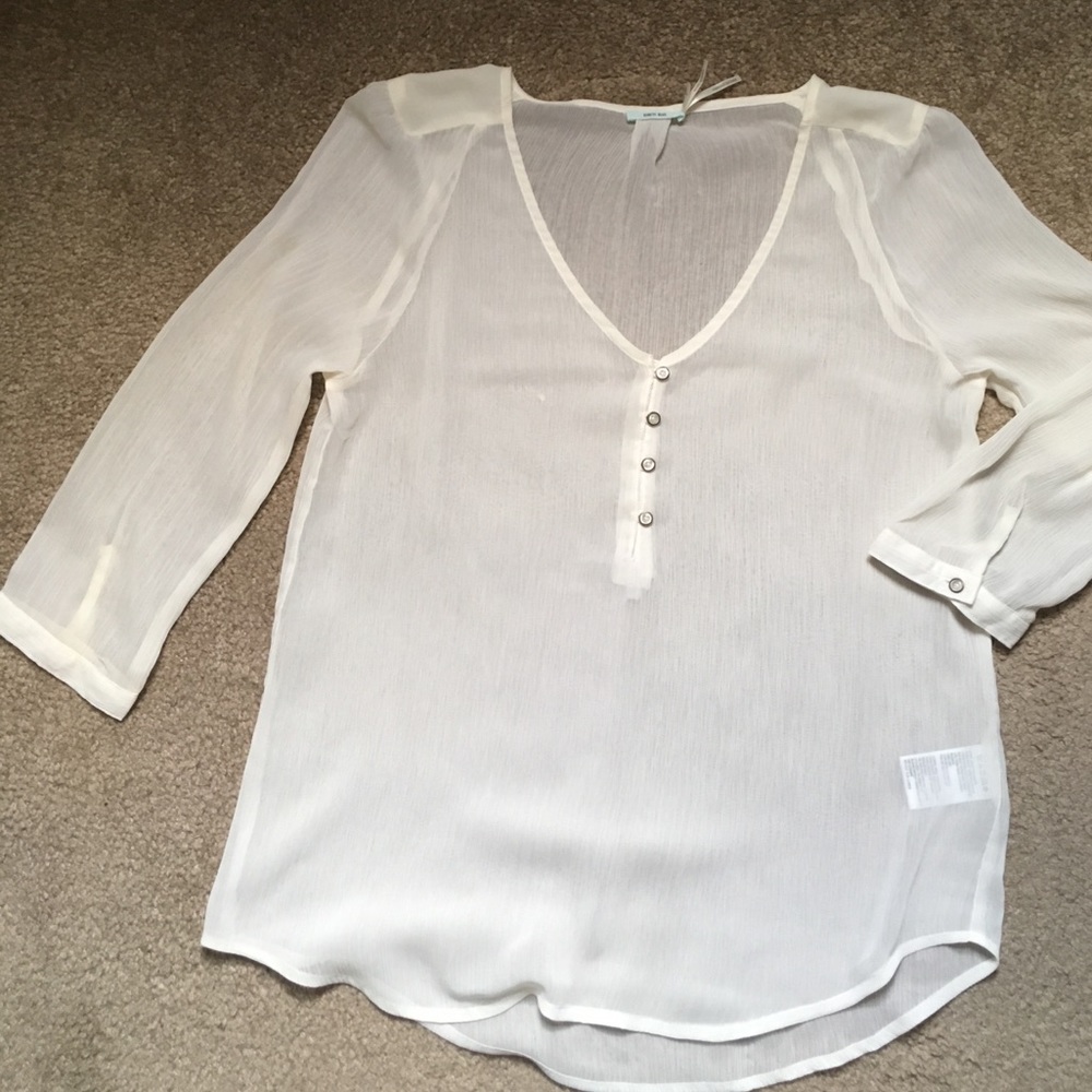Urban Outfitters Kimchi Blue cream blouse