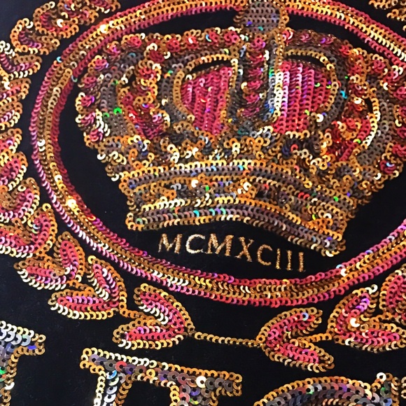 Juicy Couture Black Sequin Hoodie - Picture 5 of 6