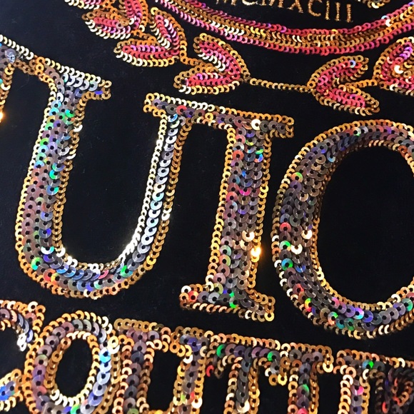 Juicy Couture Black Sequin Hoodie - Picture 6 of 6