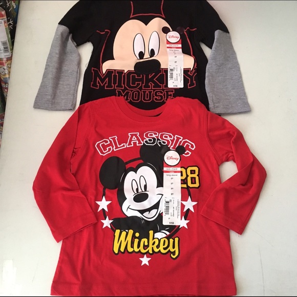 Lot of 2 Okie Dokie Disney Long Sleeve Shirts NWT - Picture 1 of 3